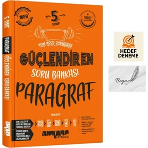 Ankara 5.sınıf Güçlendiren Paragraf Soru Bankası Hedef Deneme