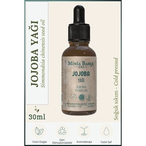 Minia Bahçe Jojoba Yağı, %100 saf, 30ml