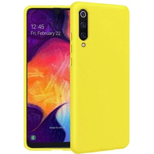 Piyasa Sepeti Samsung Galaxy A50 İçi Kadife Silikon Kılıf Sarı
