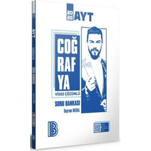 2026 Ayt Coğrafya Video Çözümlü Soru Bankası