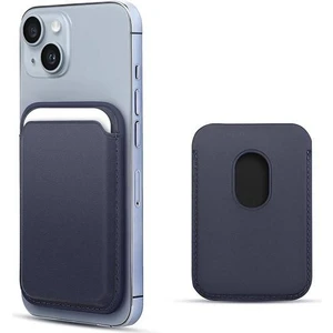 Piyasa Sepeti Apple iPhone 13 Mini Deri Cüzdan MagSafe Lacivert