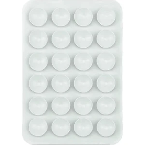 Vantuzlu Ahtapot Silikon Telefon Tutacağı Beyaz