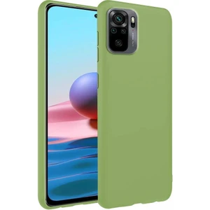 Piyasa Sepeti Xiaomi Redmi Note 10 İnce Mat Silikon Kılıf Yeşil