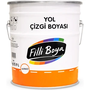 Filli Boya Yol Çizgi Boyası Kırmızı 25 kg