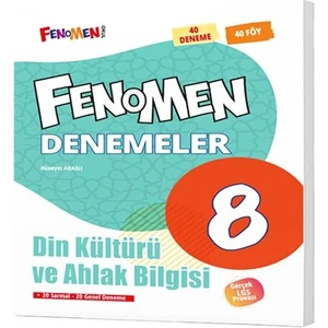 Fenomen Okul 2024 8. Sınıf Lgs Din Kültürü Fenomen 40 Deneme