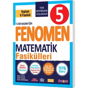 Fenomen Okul 2025 5. Sınıf Matematik Fasikül Seti (1-2-3-4-5-6) Güncel Müfredat