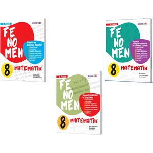 Fenomen Yayınları Fenomen Okul 8. Sınıf Matematik 4. 5. 6. Fasikül Seti 3 Kitap 2023