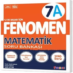 Fenomen Okul 2024 7. Sınıf Matematik Soru Bankası A Yeni Nesile Kolay Geçiş