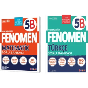 Gama Yayınları 5. Sınıf Matematik Türkçe Fenomen Soru Seti Yeni 2022