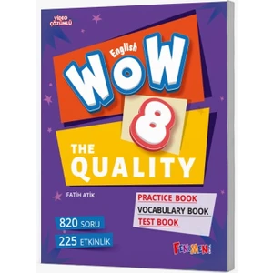 Gama Yayınları 8. Sınıf Wow English The Quality