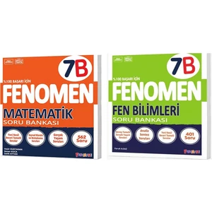 Gama Yayınları 7. Sınıf Matematik Fen Bilimleri Fenomen Soru Seti Yeni 2022