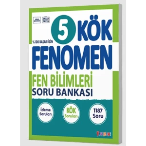 Fenomen Okul 2025 5. Sınıf Fen Bilimleri Kök Soru Bankası Güncel Müfredat