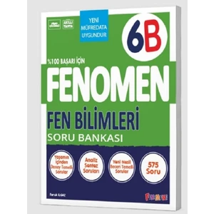 Fenomen Yayınları 2025 6. Sınıf Fen Bilimleri B Serisi Soru Bankası