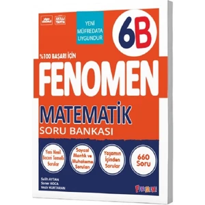 Gama Yayınları Fenomen 6. Sınıf Matematik B ( 6B ) Soru Bankası