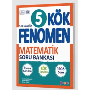 Fenomen Okul 2025 5. Sınıf Matematik Kök Soru Bankası Güncel Müfredat