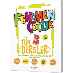 Fenomen Çocuk 3. Sınıf Tüm Dersler Soru Bankası