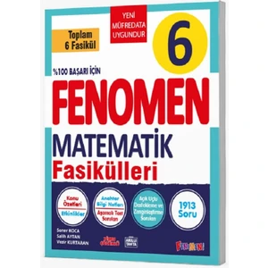 Fenomen Okul 2026 6. Sınıf Matematik Fasikül Seti (1-2-3-4-5-6) Güncel Müfredat