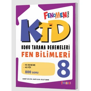 Fenomen Okul 2025 8. Sınıf Lgs Fen Bilimleri Konu Tarama Denemeleri