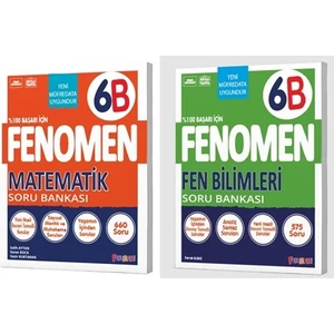 Gama Yayınları 6. Sınıf Matematik Fen Bilimleri Fenomen Soru Seti Yeni 2022