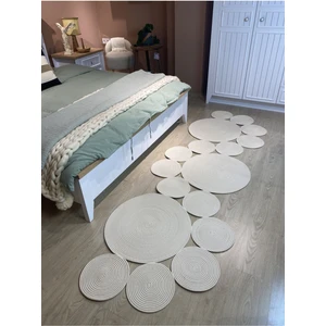 Snake Hasır Jüt Bej Yolluk Halı Kilim