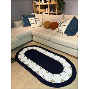 Cookie Jüt Hasırlı El Örgüsü Kilim