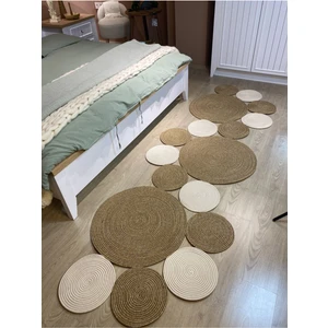 Snake Hasır Jüt Bej Yolluk Halı Kilim