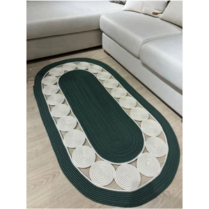 Cookie Jüt Hasırlı El Örgüsü Kilim