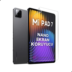 Xiaomi Mi Pad 7 / Mi Pad 7 Pro Uyumlu Ekran Koruyucu Nano Esnek Kırılmaz Flexible