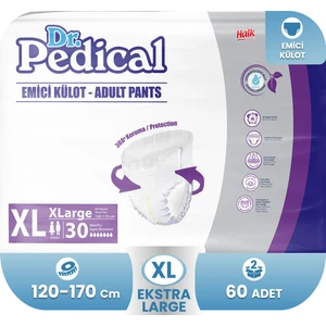 Dr. Pedical Emici Külot Ekstabüyük Xl Yetişkin Hasta Bezi 60 Adet