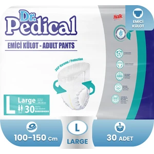 Dr. Pedical Emici Külot Büyük Boy Yetişkin Hasta Bezi Large 30 Adet