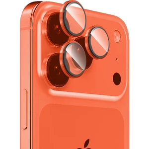 Case 4u Apple iPhone 17 Pro Max Mikro 0.3 mm Ar Kaplama 9h Kamera Lens Koruyucu Turuncu