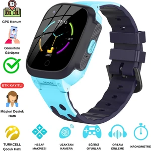 Mercitech Yeni Torima Y95H Çoçuk Takip Saati 4g Gps Wifi Konumlandırma Simkartlı (Btk Onaylı)