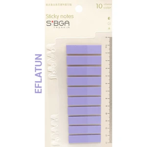 Şeffaf Eflatun Renkli Postit Post-It Post It. Kitap Ayracı Ayraç Postit Sticker 200 Yaprak