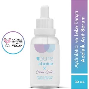 Pure Choice Azelaik Asit Serum Tüm Cilt Tipleri İçin Yapılandırıcı Etki 30 ml Kokusuz