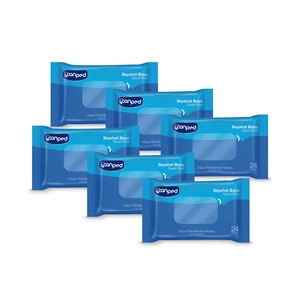 Vücut Temizleme Havlusu Seyahat Paket 24’lü x 6 Adet