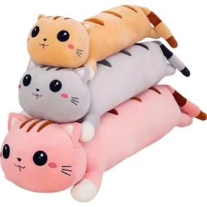 Kedi Uzun Uyku Dostu ve Oyun Arkadaşı Pembe 100CM