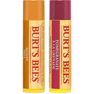 Burt's Bees Honey Lip Balm + Pomegranate Lip Balm Avantaj Set