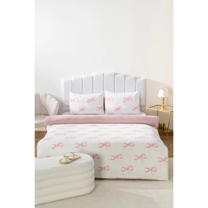 Riva İstanbul Pötikare Kurdele Desenli Tek Kişilik Nevresim Takımı Pamuklu