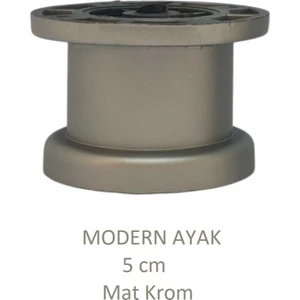Modern, Düz Ayak 5 cm Krom, Tv Ünitesi, Koltuk Altı , Dolap Ayağı, Vidaları Hediye