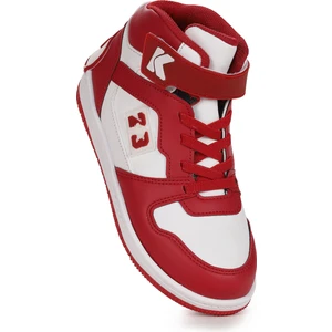 Kiko Kids Carde Günlük Cırtlı Kız Çocuk Spor Ayakkabı Kırmızı