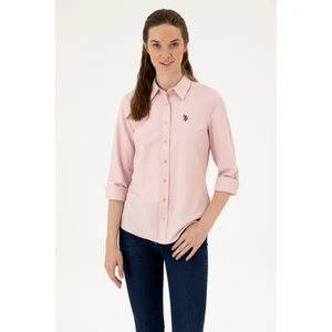U.s. Polo Assn. Kadın Pudra Gömlek Basic 50316711-VR042