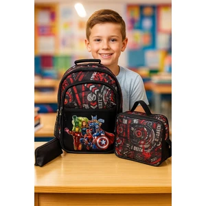 NEWBAG KAHRAMANLAR Sırt Ilkokul Çantası-3'lü Set