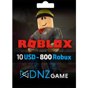 Hediye Kartı 10 Usd 800 Robux