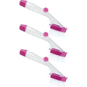 Deterjan Hazneli Temizlik Fırçası Üçlü Set