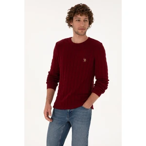 U.s. Polo Assn. Erkek Bordo Kazak /triko 50307836-VR014