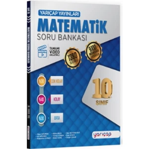 Yarıçap Yayınları 10. Sınıf Matematik Soru Bankası