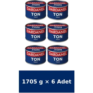Ayçiçek Yağlı Klasik Ton Balığı 1705 gr x 6 Adet