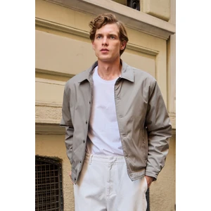 Erkek Basic Mont Ceket Bej