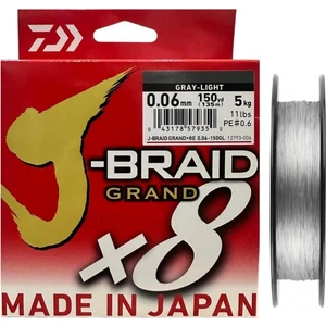 J-Braid Grand 135MT 0.06MM 8x Gray Light Ip Misina