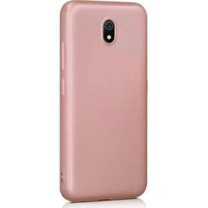 Xiaomi Redmi 9A Premium Silikon Kılıf Rose Gold
